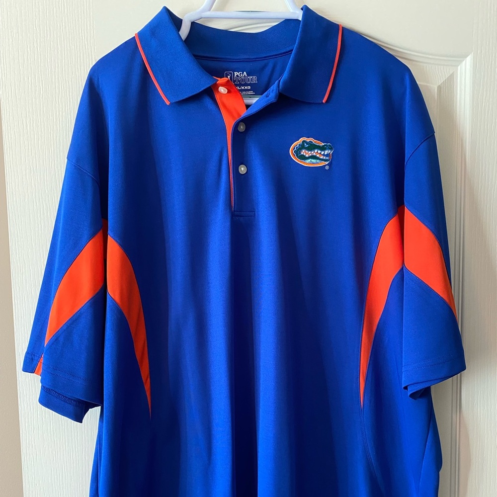 PGA tour Florida Gators XXL polo shirt